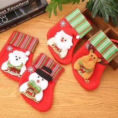 クリスマスの靴下のプレゼントのキャンディーの袋の子供の装飾品のメーカーは直接供給します。