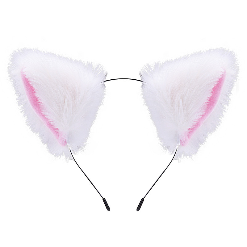 Amazon transfronteriza orejas de gato campana diadema Cos gato Niña Accesorios para el cabello accesorios de Navidad de Halloween tocado Accesorios