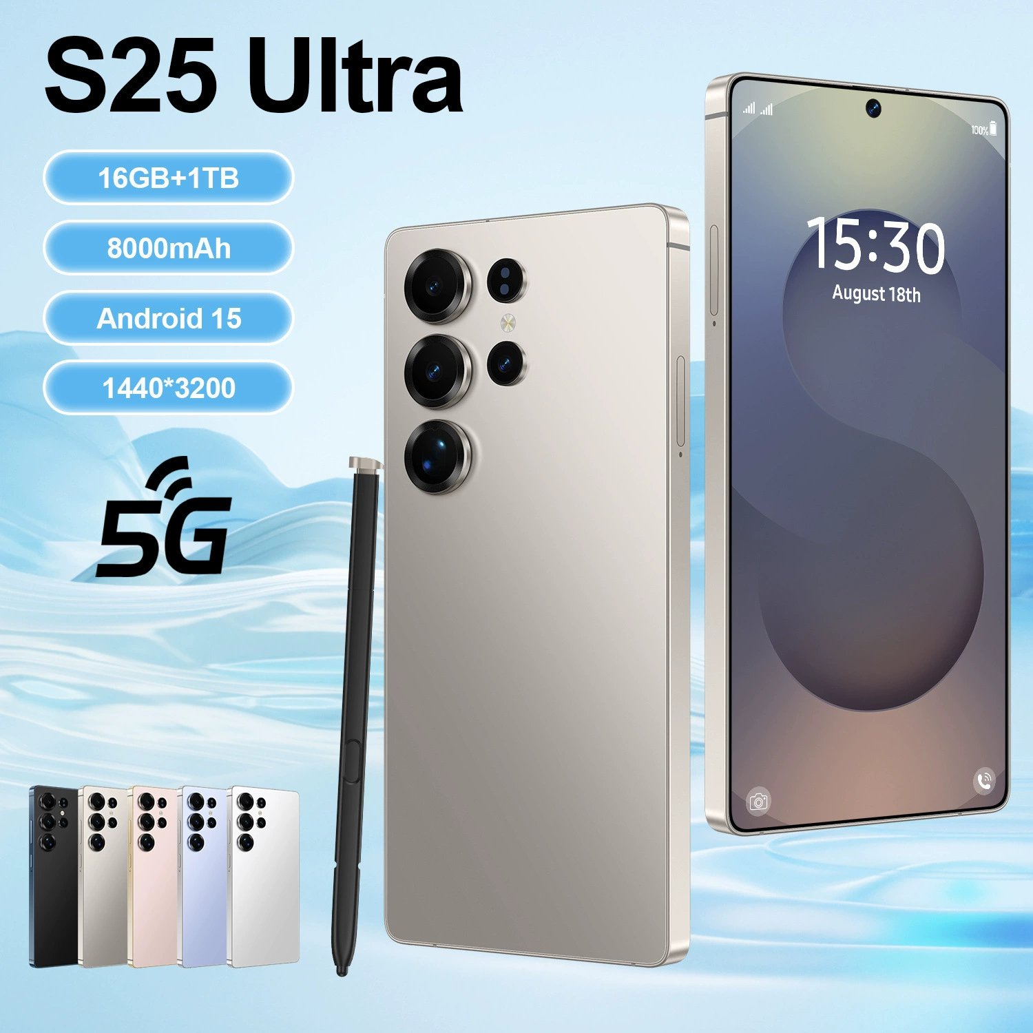 (Кросс-бордер торговля), мобильный телефон, S25, смартфон, 4G, 64 ГБ, широкий экран, (Физические), Amazon