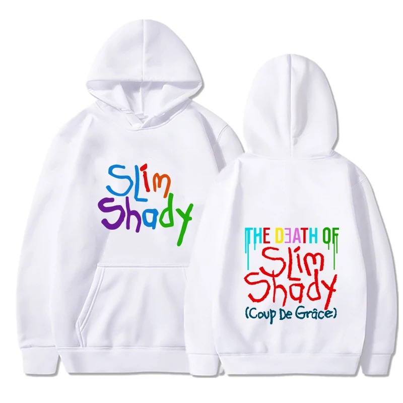 Hot Eminem Nuevo álbum Death, Slim Shady Renacimiento sudadera con capucha para hombre Harajuku Otoño