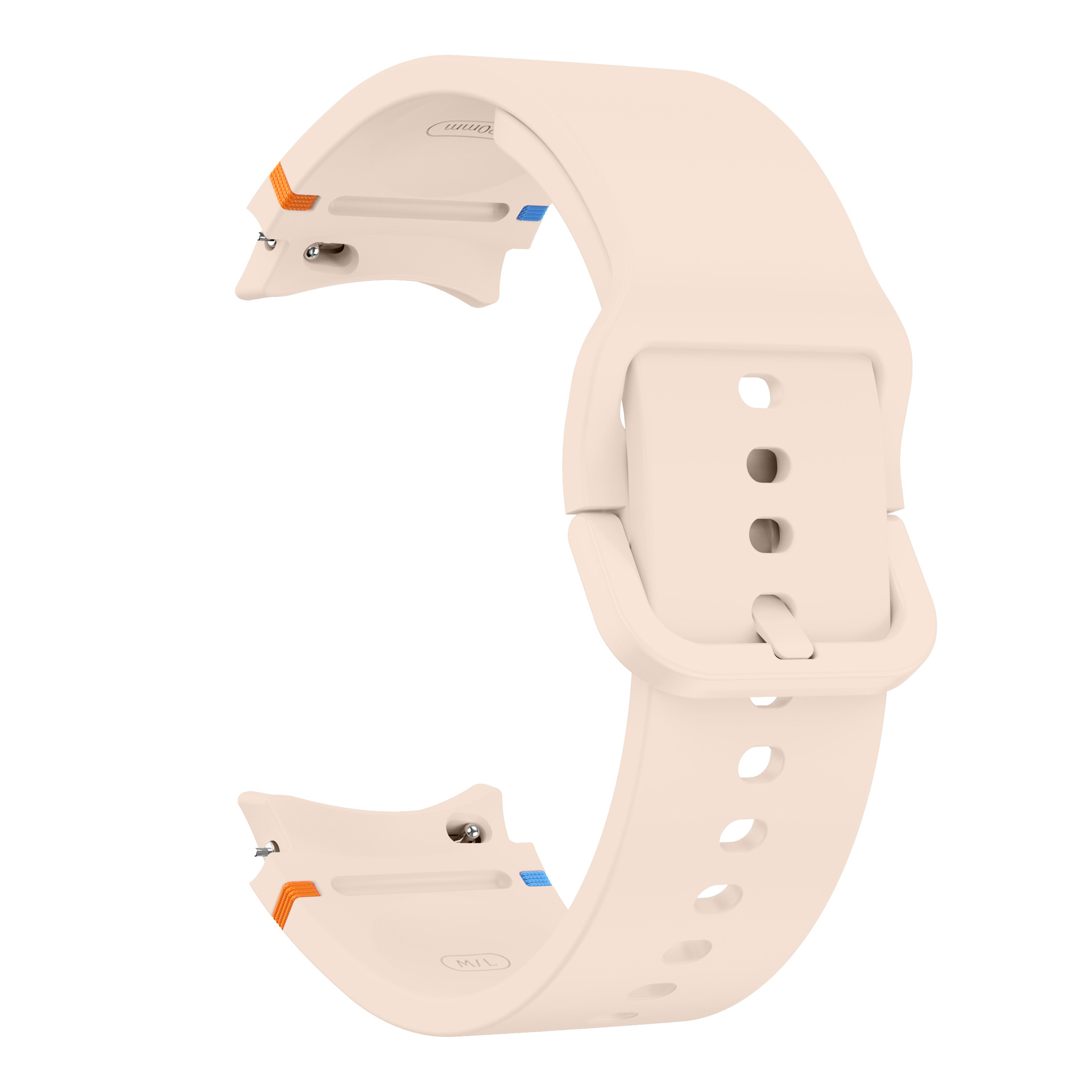 This is suitable for replacing the curved seam plain texture of the watch strap on Samsung watch7, watchFE, watch6 and watch5 Specification drawing