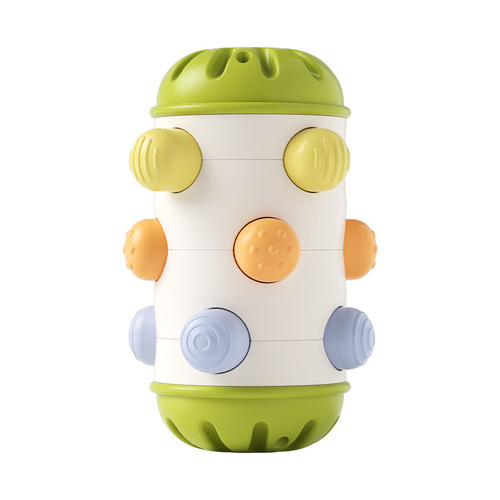 Montessori baby early education toys roller rolling push push push comfort hand grasping educational rattle cross-border toys