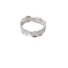 Tide, fashionable ring, silver 925 sample, internet celebrity