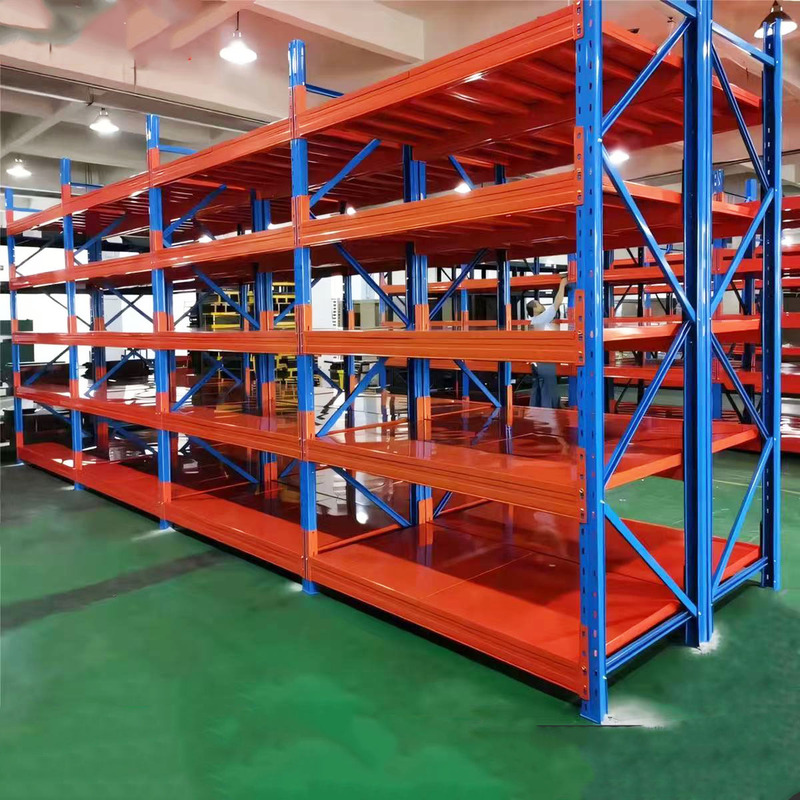 重量物用棚 厚型 耐荷重 多層 工業用金物倉庫 倉庫保管 立体 高架パレット 重量物用棚 横梁|undefined