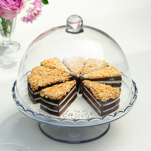 Acrylic Cake Cover Dust Cover Round Transparent Cover Vegetable Cover Food Display Cover Bread Cover Cooked Food Snack Cover