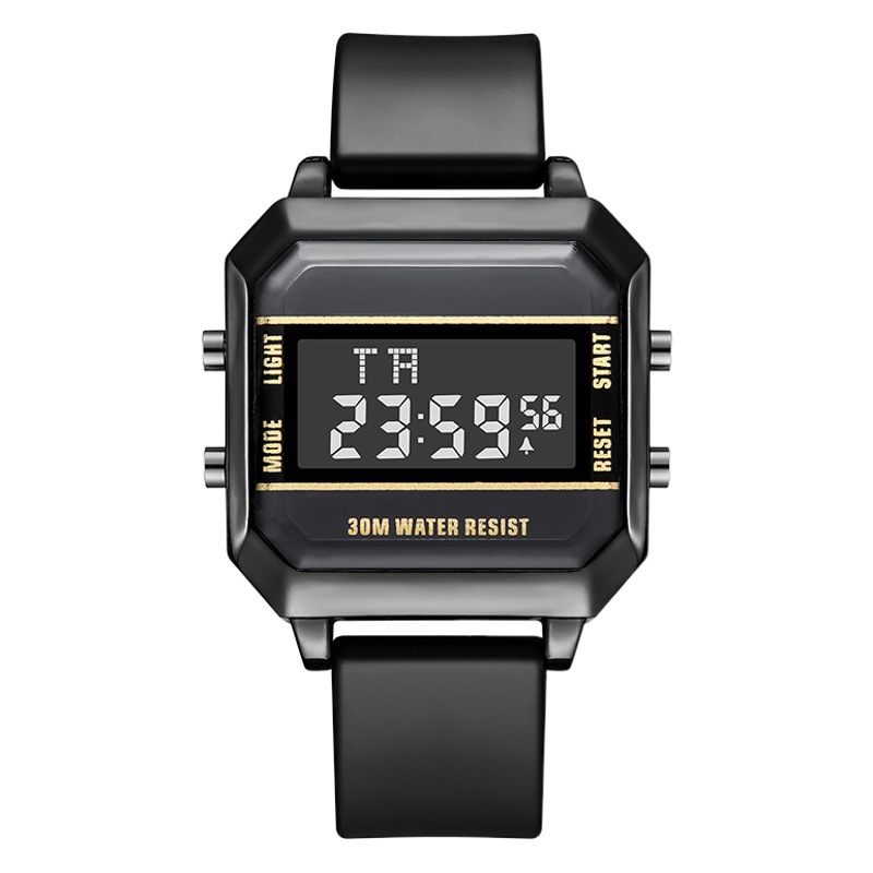 Venta caliente nuevo estudiante reloj electrónico macaron reloj degradado exterior impermeable multifunción deportivo reloj electrónico