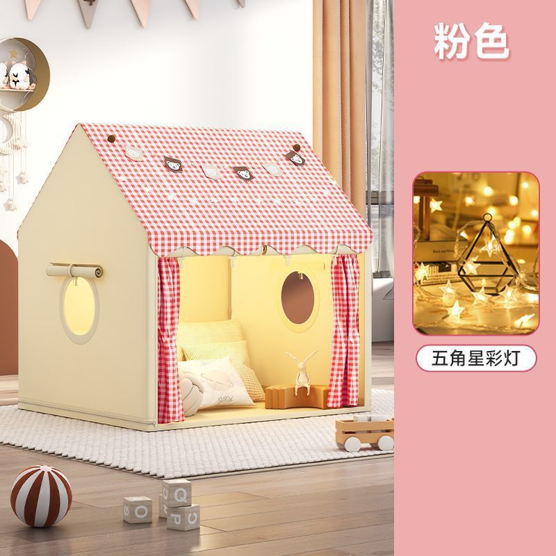 Tiendas de campaña para niños en interiores Niñas Niños Castillo Casa pequeña Casa de juguetes Princesa Fantástica Juegos de cama Base secreta