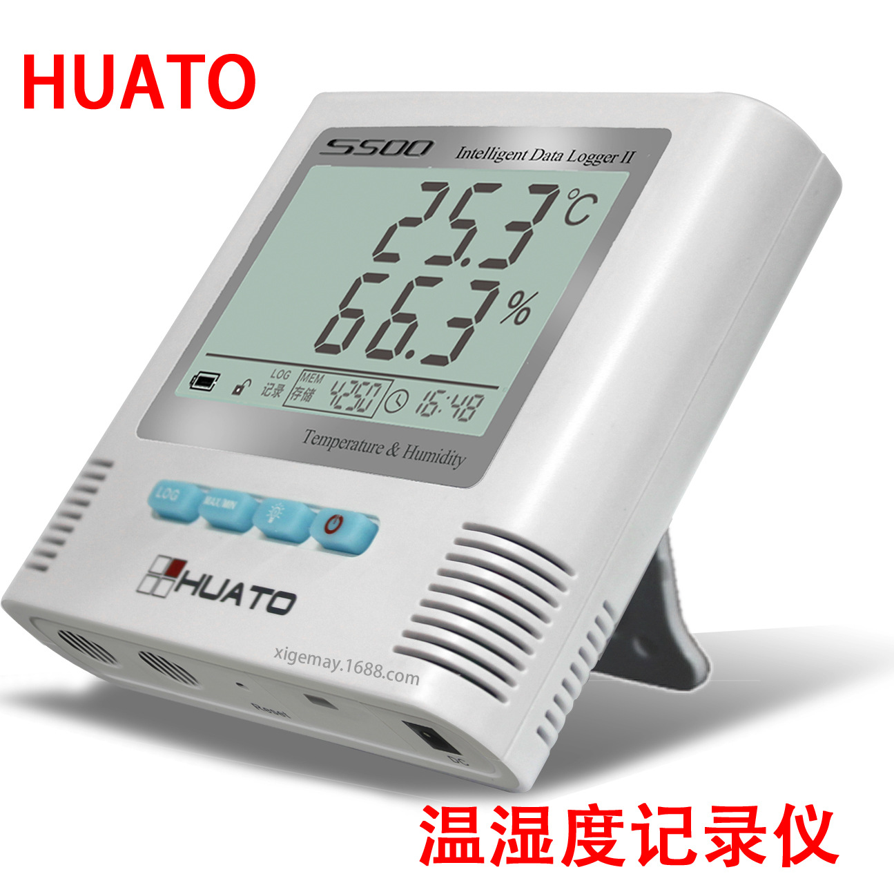 华图HUATO S500-TH无纸温湿度记录仪 温度表研究 医药 实验温湿表