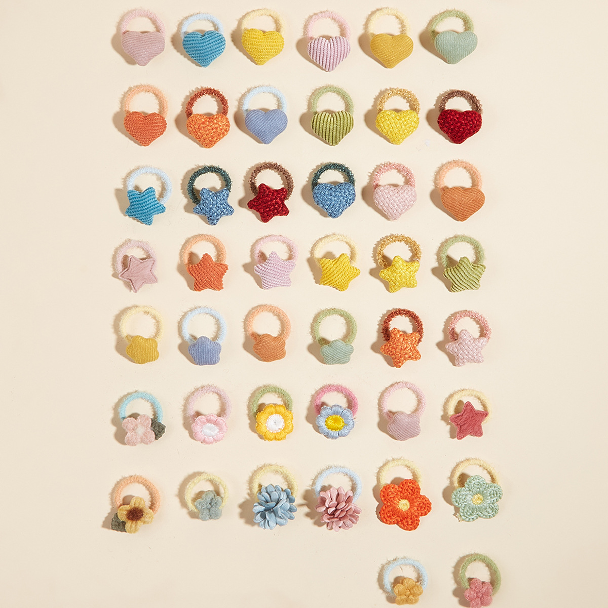 Parfait Pet Pet Rubber Band Non-stuck Dog Headdress Flower One Piece Drop Shipping From