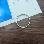 DIY饰品配件材料双圈钥匙圈环钥匙环挂圈光圈金属圈钥匙扣25MM