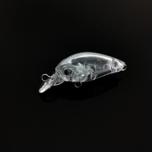 新品3.3g/4.5cm迷你小摇滚路亚饵透明毛坯本体假饵鱼饵批发