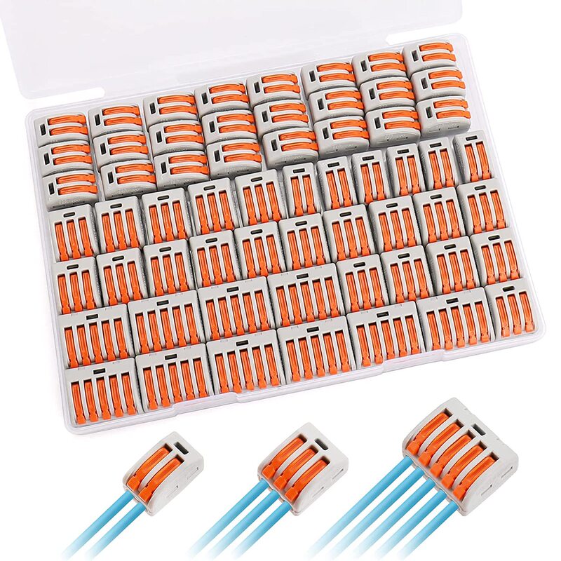 Exclusive for cross-border ebay 60 2 3 5-Port compact Splice wire connector wiring 28-12 AWG