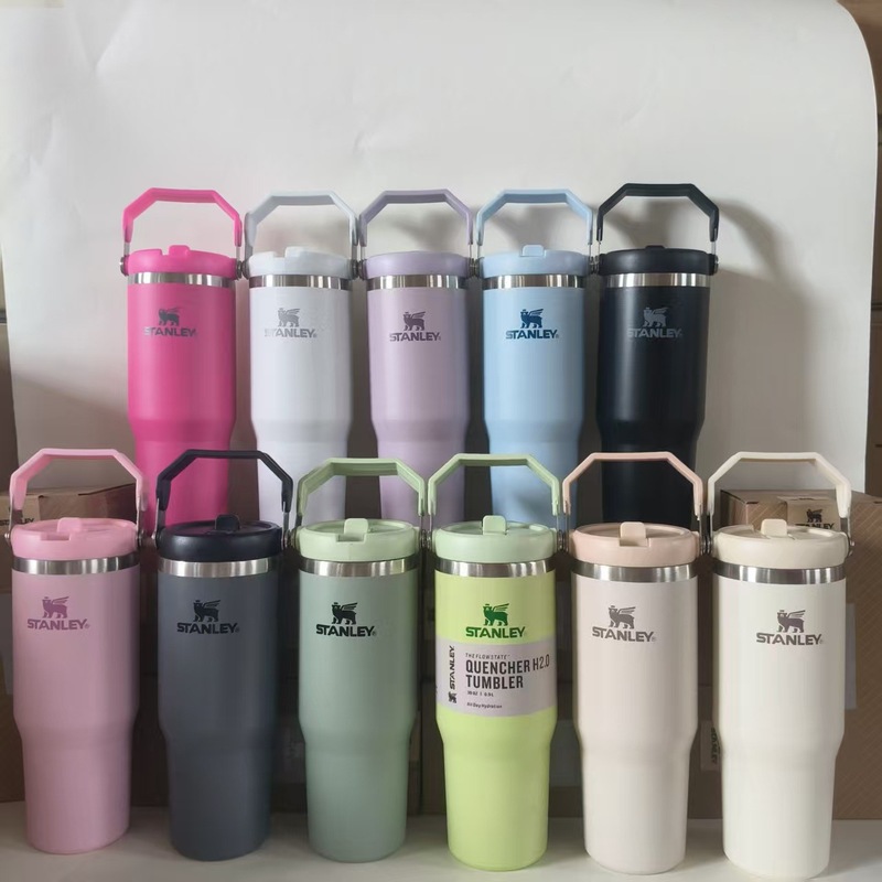 亚马逊ebay史丹利stanley手提30OZ不锈钢车载保温杯汽车杯|undefined