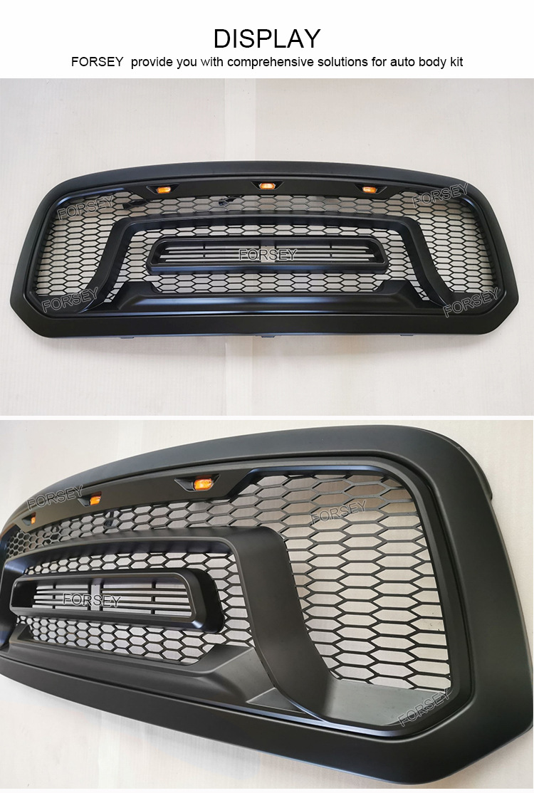 Suitable for 2013-2018 Dodge Ram 1500 modification and upgrade of front grille and front bumper center mesh