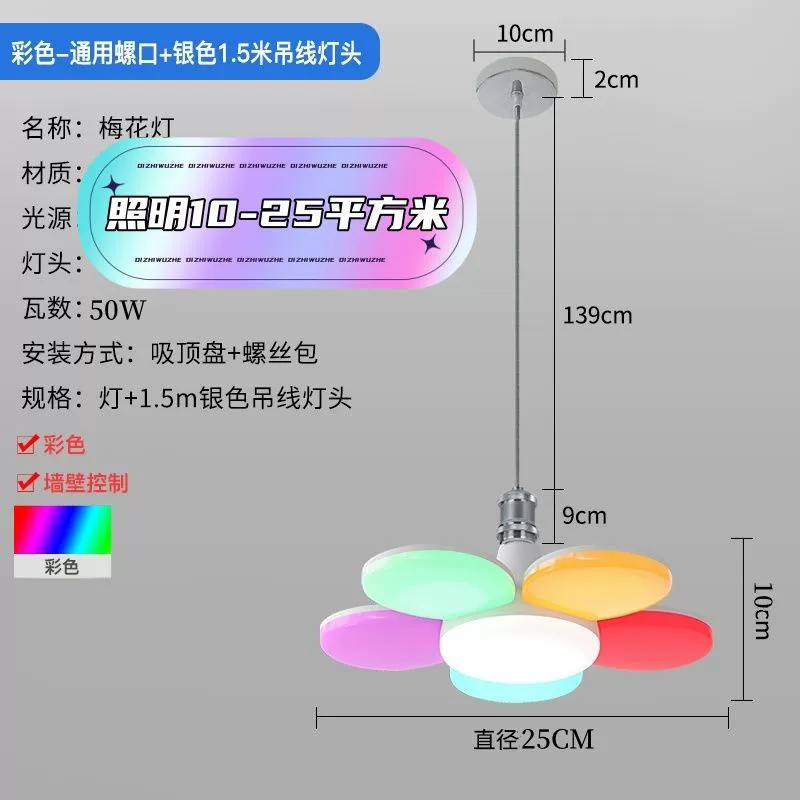 Bulb, LED super bright lamp, flashlight, three colors, with screw socket
