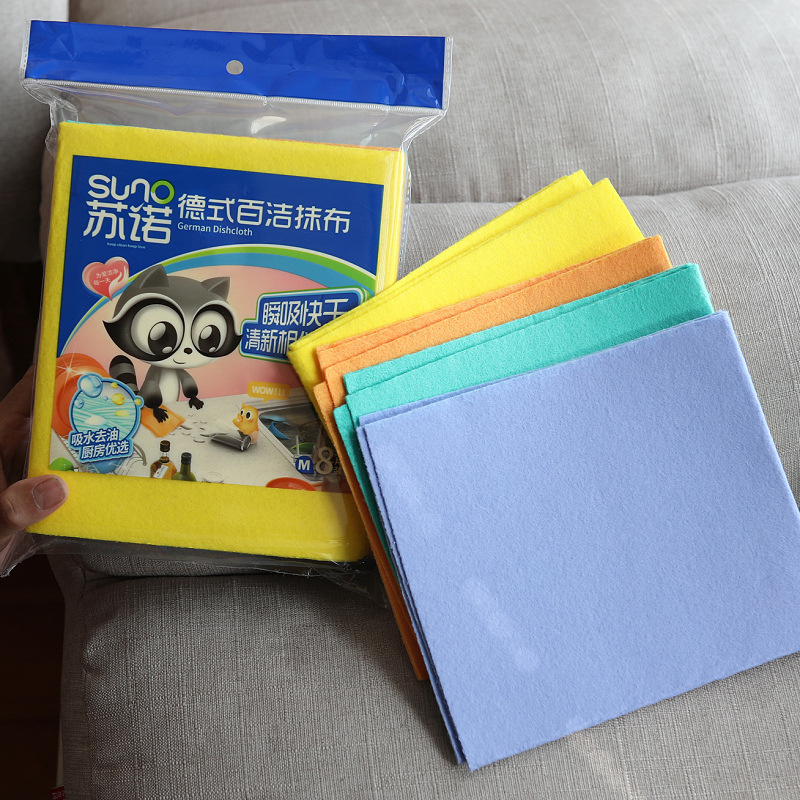 수건 테이블 천으로 기름칠하지 않은 청소 천을위한 주방용 Sunold 스타일 보풀이없는 행주