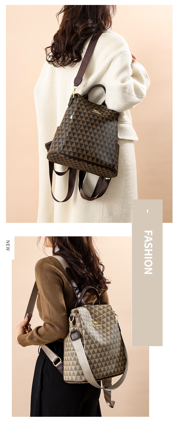 Modische Umhängetaschen für Damen, Designer-Rucksack, Handtaschen, modische Taschen, Schultertaschen, Tragetaschen, große Kapazität, hochwertige Einkaufstaschen_voghion.com