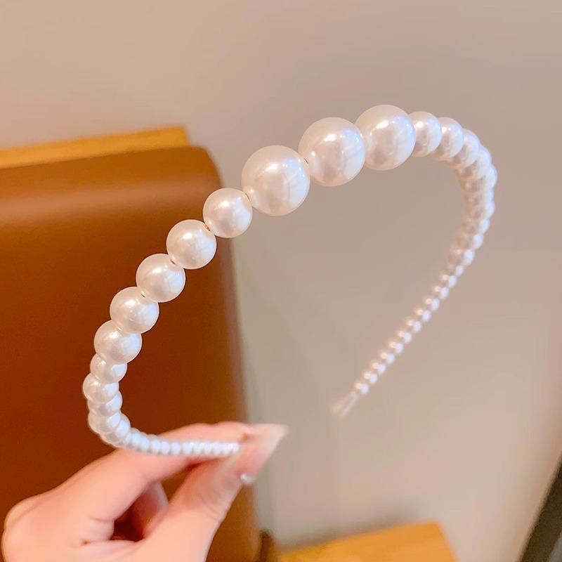 Super Hada niña princesa tocado horquilla de alto sentido de los niños perla diadema niña Mori Hada belleza no apretado pelo paquete