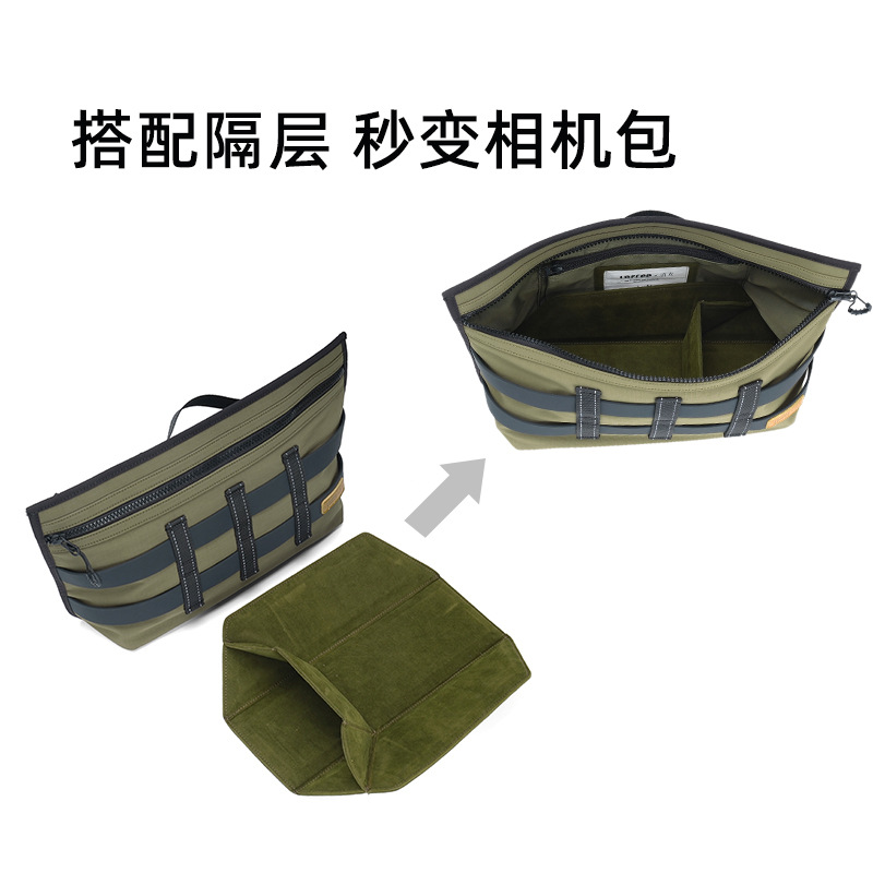 LOFREE LOFEI 우편 배달부 카메라 가방 여성 틈새 디자인 일본 남성 및 여성 야외 숄더백 여행 휴대용