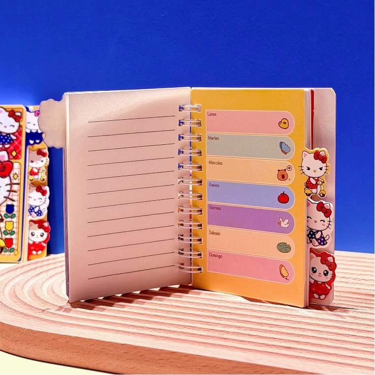 New arrival, cute separator coil notebook, cute good-looking girl 100K note pad, notepad