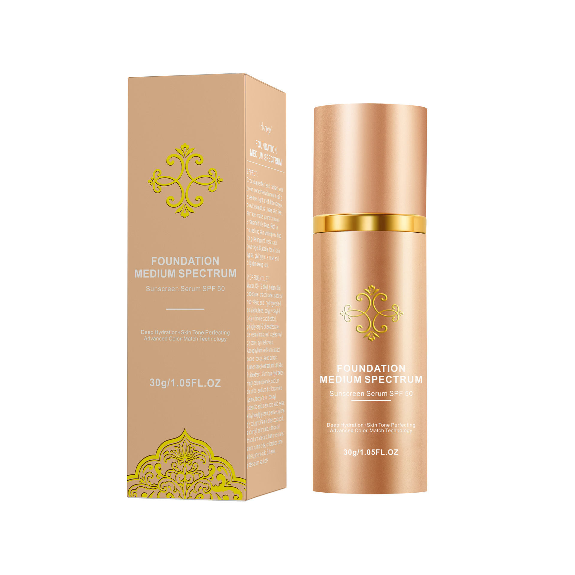 Explosions Color-changing Foundation Concealer Lasting Not Take Off Makeup Not Card Powder Moisturizing Foundation Foreign Trade In Stock