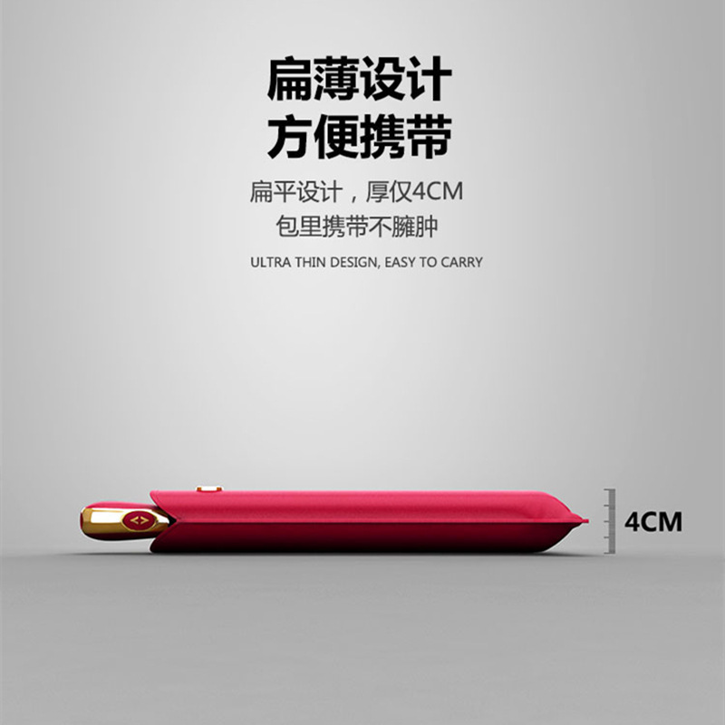 OLYCAT Ouli gato Paraguas automático de doble uso tres plegable protección solar protección UV paraguas solar al por mayor