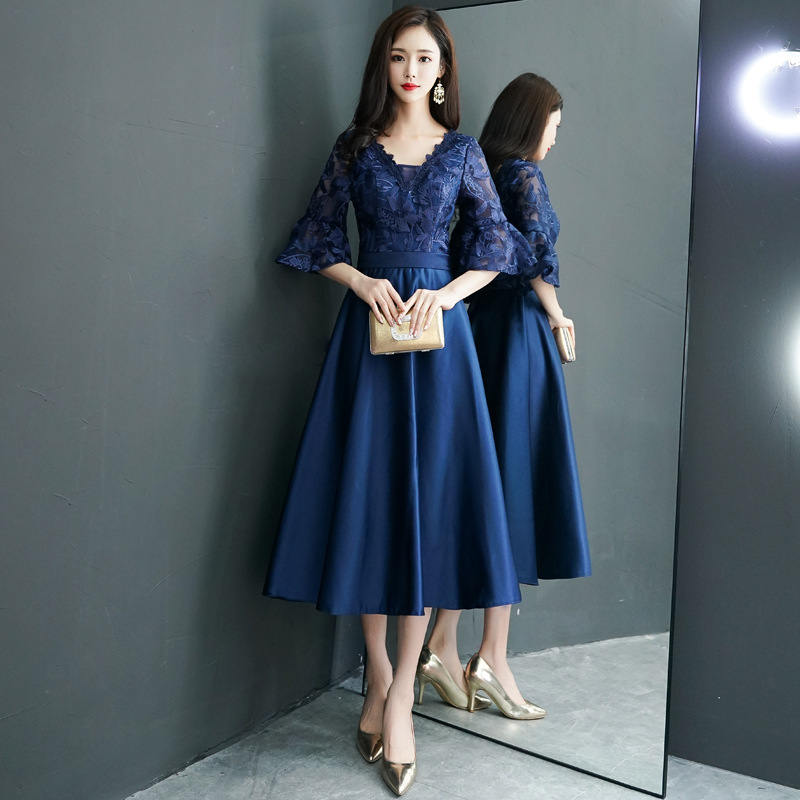 High-End Evening Dress for Women, Elegant and Sophisticated, Suitable for Petite Figures, Perfect for Mother-In-Law at Wedding Banquets, Noble and Youthful, Stylish for Spring