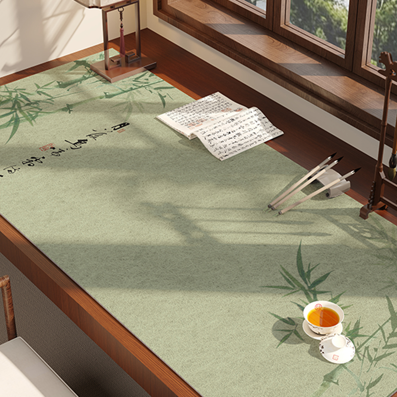 Green bamboo calligraphy felt pad [30*40cm]