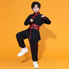 儿童武术太极练功服装霍元甲男女功夫舞蹈中国表演训练龙吟演出服
