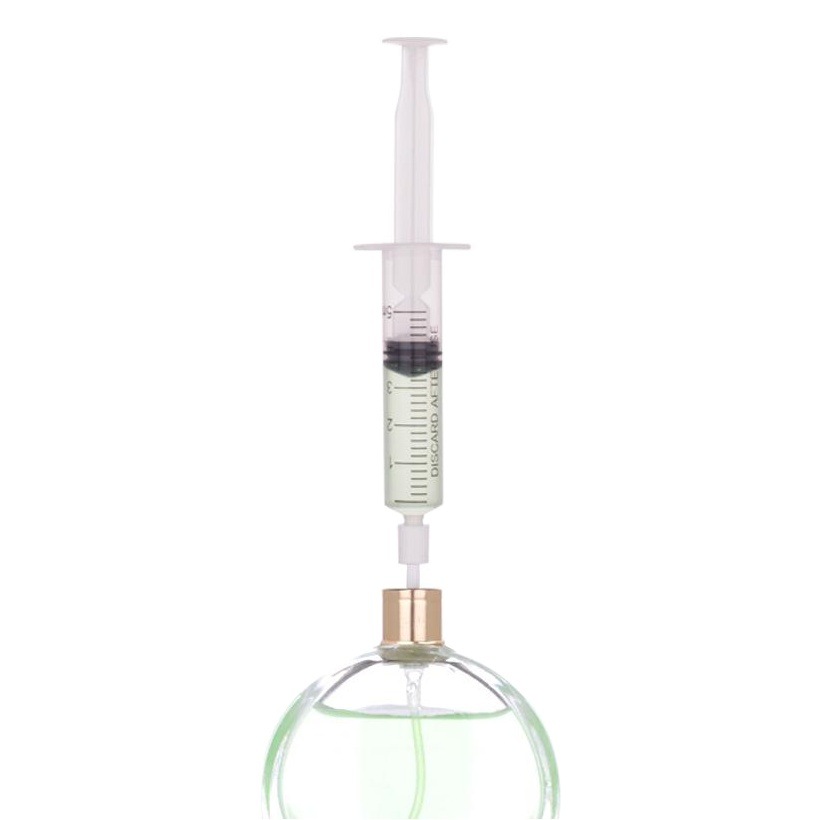 Nuevo fácil de usar perfume subpackaging dispositivo cabeza jeringa recta bombeo herramienta artefacto subpackaging perfume accesorios boquilla consumibles
