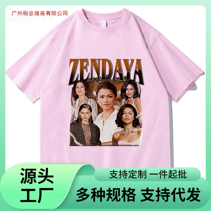 【European Size Cotton T-Shirt】【European Size Cotton T-Shirt】I Told You So, Challenger Zendaya T-Shirt for Women Harajuku Aesthetics 【European Size Cotton T-Shirt】【European Size Cotton T-Shirt】I Told You So, Challenger Zendaya T-Shirt for Women Harajuku Aesthetics