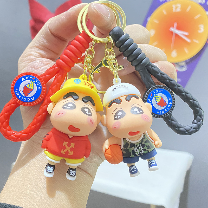 Trendy Hat-wearing Cool New Hanging Cartoon Doll Gift Doll Cute Key Chain Cartoon Cute Bag Pendant
