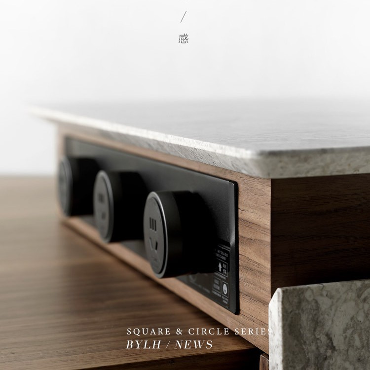 Mesa de comedor de plataforma de isla Mesa de comedor de nogal retráctil para el hogar Mesa redonda de caída Mesa de comedor de alta gama más mesa de guía circular