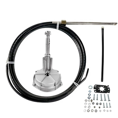 Outboard engine universal steering system with steering wheel cable PT77TA Work WithPX52 (Sükan çarxları)