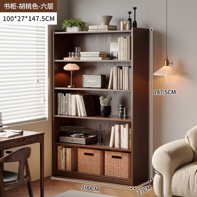 Estante de libros estante de piso contra la pared gabinete integrado gabinete pequeño lado gabinete de almacenamiento gabinete estrecho de almacenamiento gabinete de exhibición