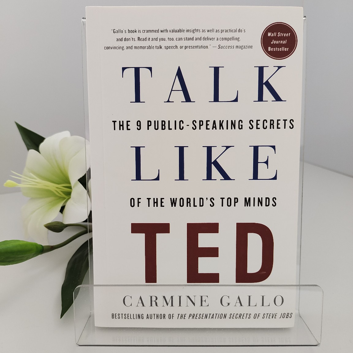 Original English Book Talk Like TED by Carmine Gallo Public Speaking Presentation Self Help Book