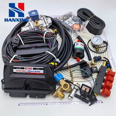 Car Oil-To-Gas Conversion Other starting systems - stag300-natural-gas-large-hole-filling-port-four-cylinder-kit