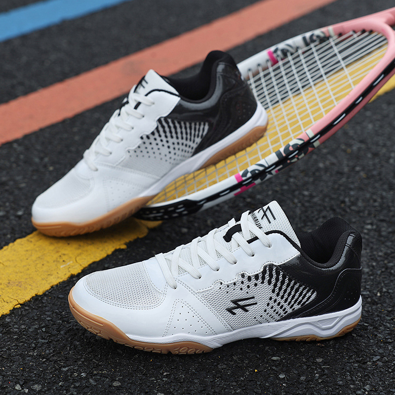Roank New Men's Shoes Breathable Badminton Shoes Casual Tennis Women's Shoes Table Tennis Shoes Training Sports Shoes Trendy Shoes