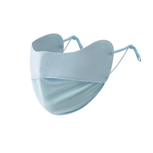 Sun Protection Mask for Women - High Fashion, Breathable, Eye-Friendly, UV Blocking, Face-Smoothing, Summer Ice Silk Full Face Mask