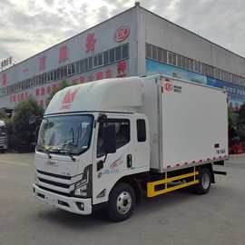 重汽微卡4.2米蓝牌厢式货运冷藏车  冷藏车配置图片