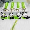 New Cartoon Bamboo Panda Keychain Pendant Couple Bag Travel Pendant Local Promotion Night Market Small Gifts Wholesale