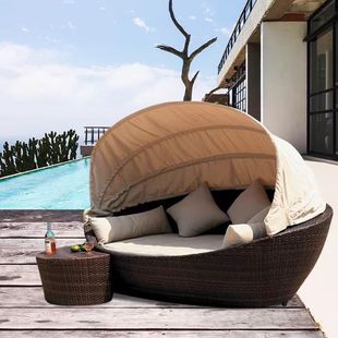 Outdoor Balcony Lounger Rattan Sofa Chair Outdoor Furniture Round Sofa Coffee Table Combination Living Room Outdoor Tengyi Sofa