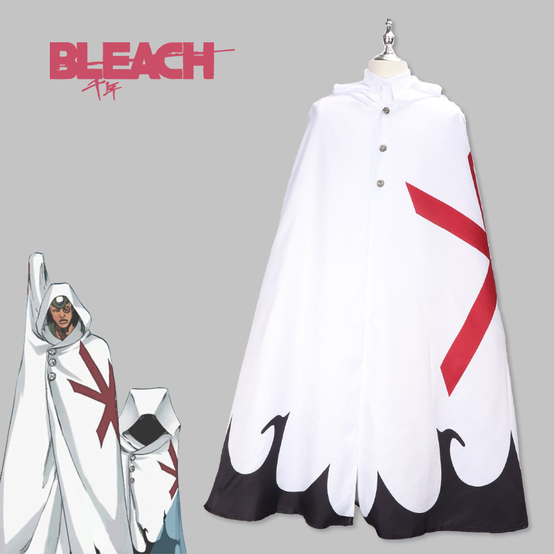 死神BLEACH星十字骑士团cos披风斗蓬友哈巴赫无形帝国万圣节服装-阿里巴巴