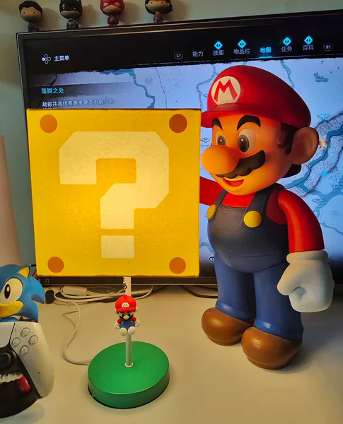 Mario, Однотонный тёплый свет