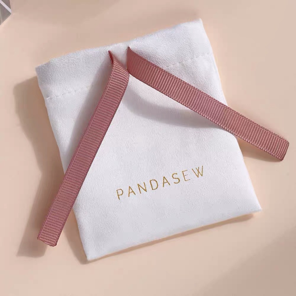 Popular cinta arco cordón pequeño bolsa brocado bolsa joyería almacenamiento bolsa regalo embalaje bolsa