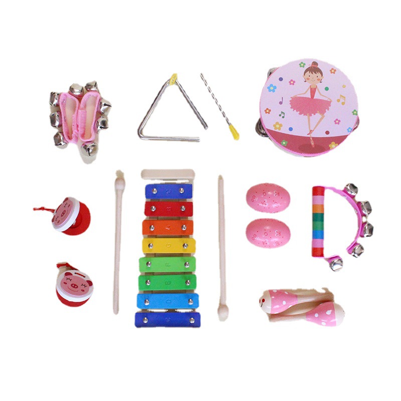 Orff instrumento musical de madera traje Príncipe Princesa niños instrumento de percusión kindergarten bebé música educación temprana material didáctico