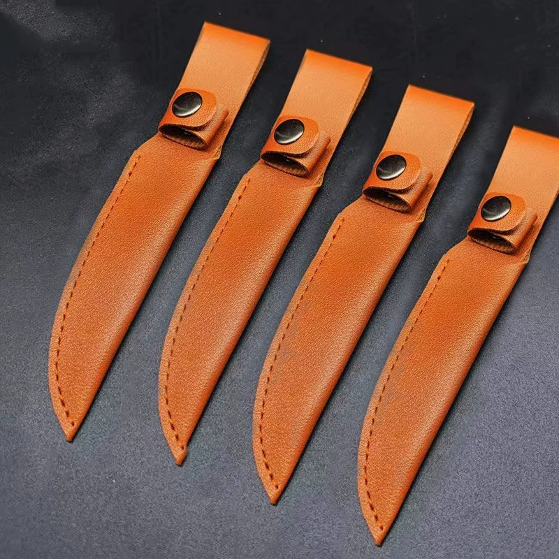 В наличии оптом Универсальный Набор ножей магазин ножей анти-режущие ножны нож из искусственной кожи защитный рукав небольшой применимый