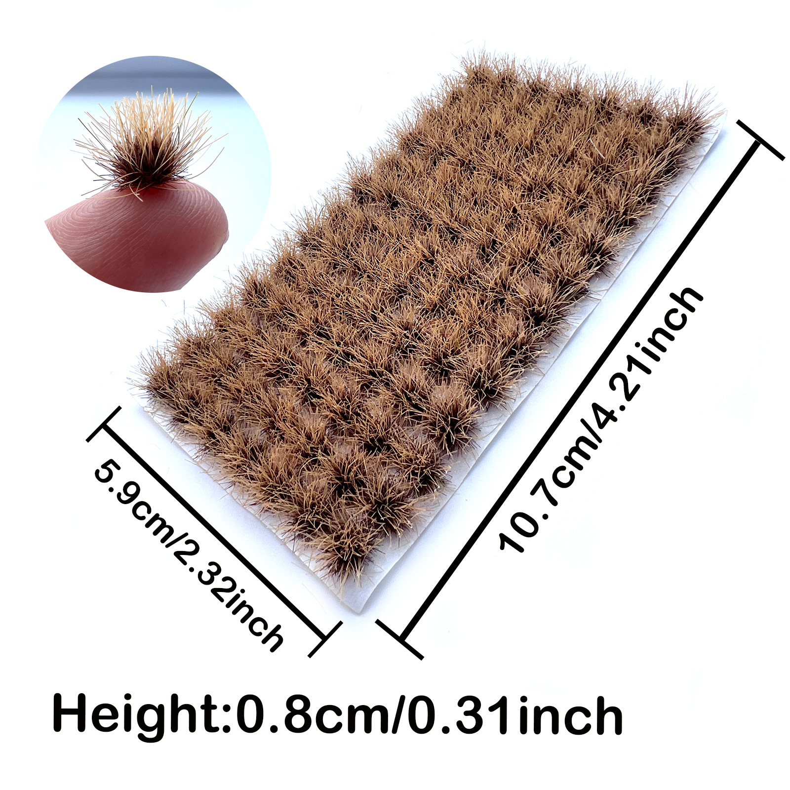 8mm96 plantas redondas cluster modelo de vías ferroviarias accesorios escenario de arena militar diy forma de hierba miniatura