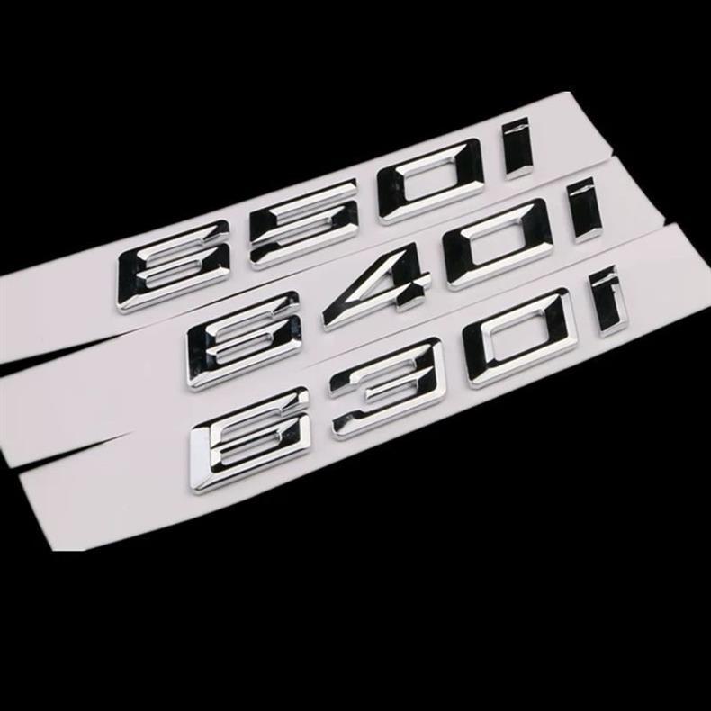Suitable for the new BMW 630i, 640i, and 650i models; includes the car emblem, lettering, and the new 6 Series digital tail emblem