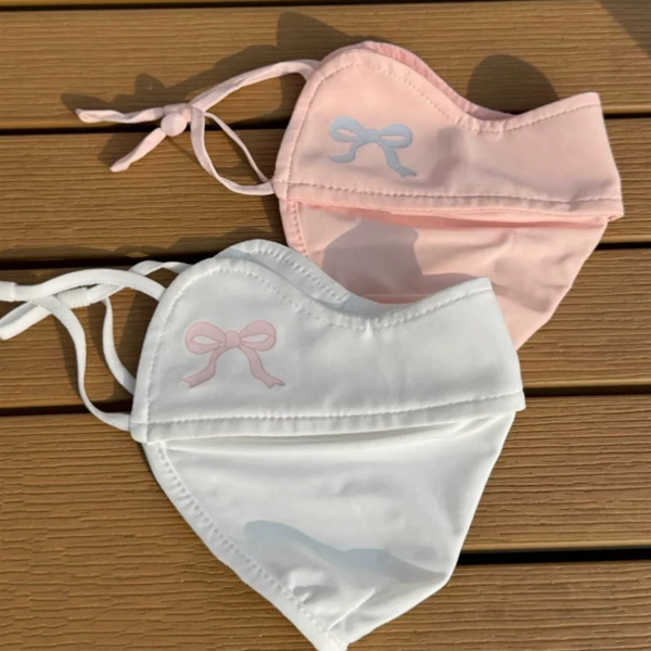 Fuchsia medical mask with bow